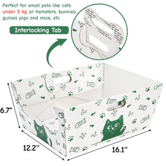 SOUJOY anti-splash litter box design minimizes scatter during use