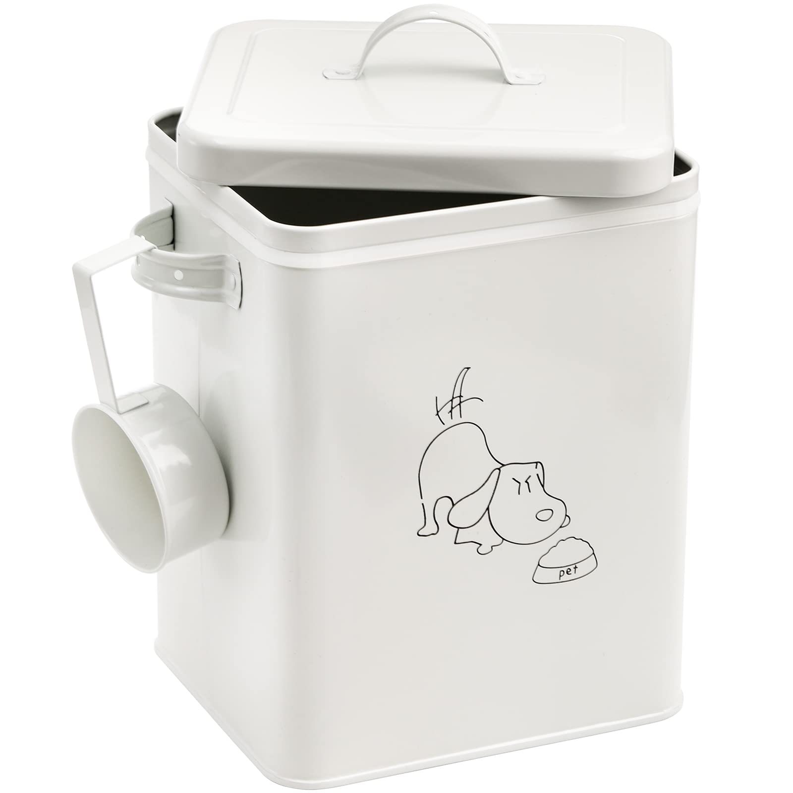 SOUJOY pet treat storage bin with lid preserves freshness