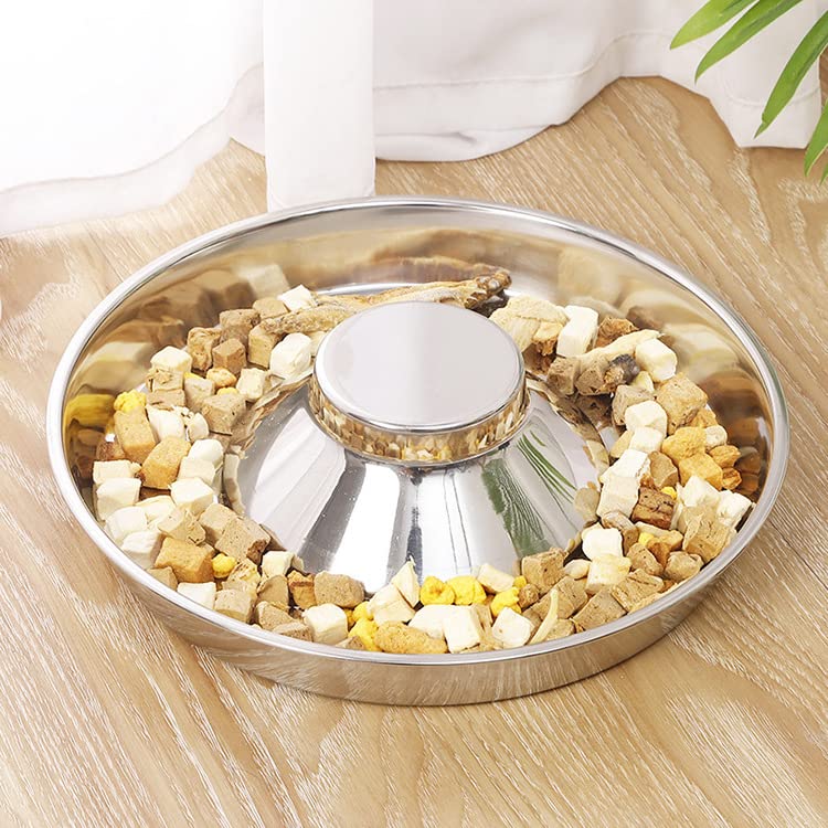 SOUJOY puppy bowl in kibble scene with ample surface area