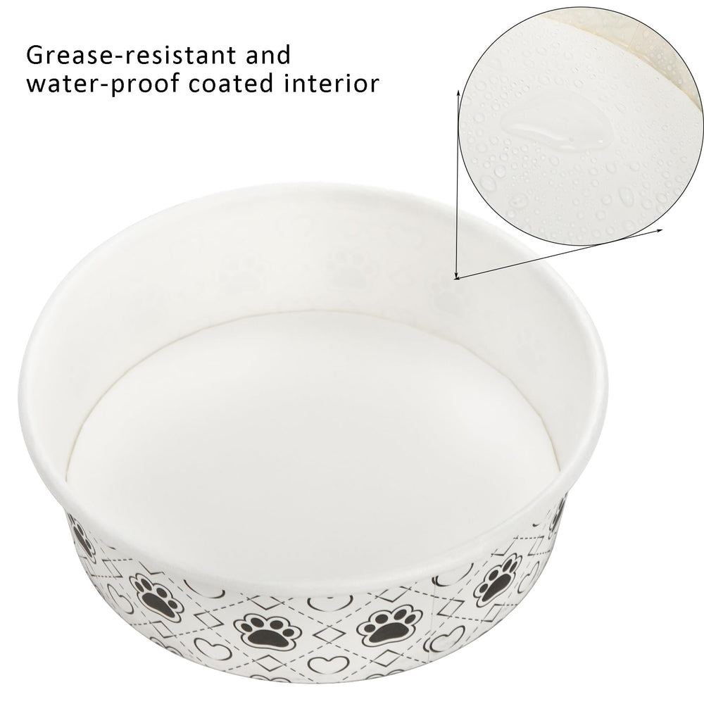 SOUJOY puppy-friendly disposable bowls simplify post-meal cleanup.