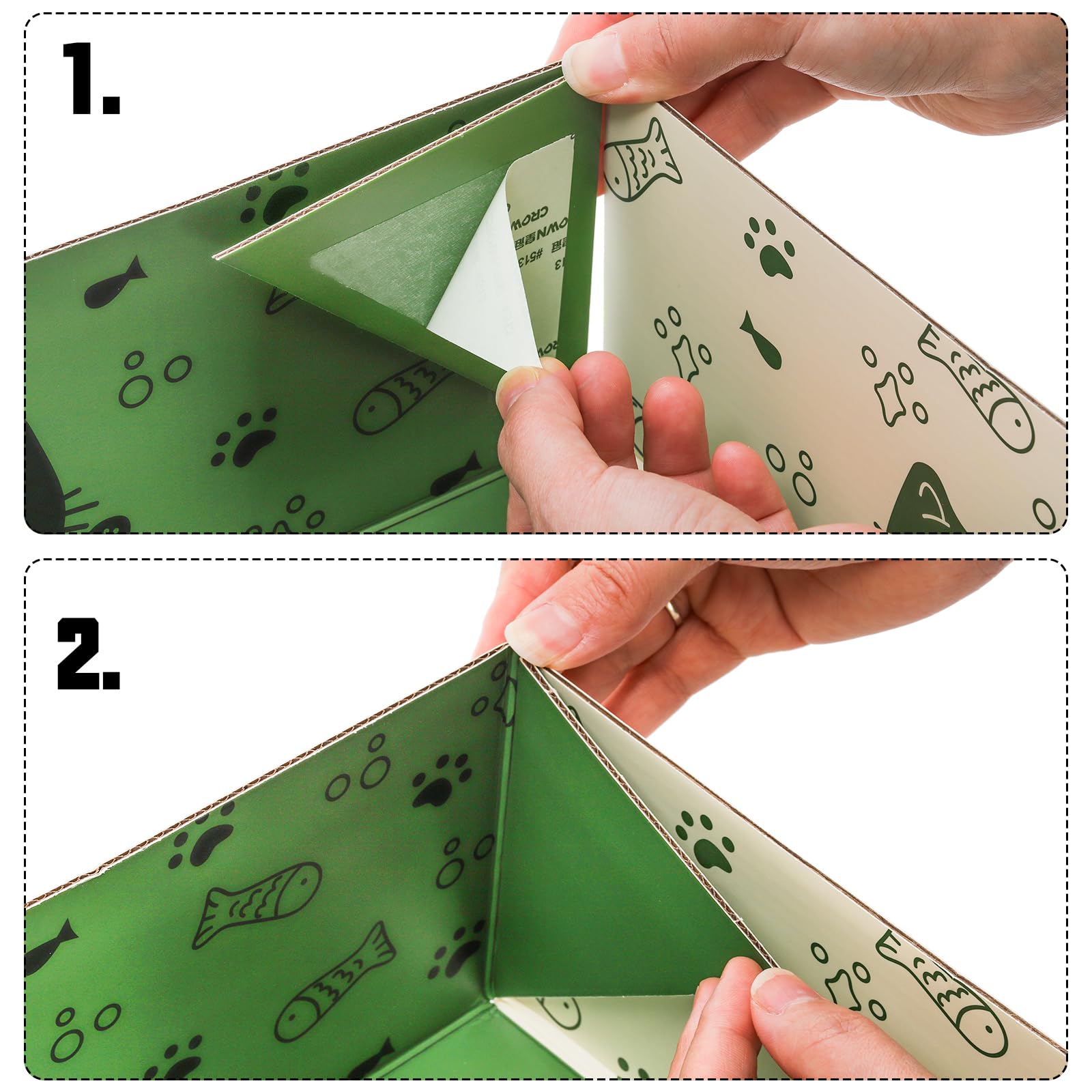 SOUJOY thick cardboard tray with simple assembly and sturdy shape