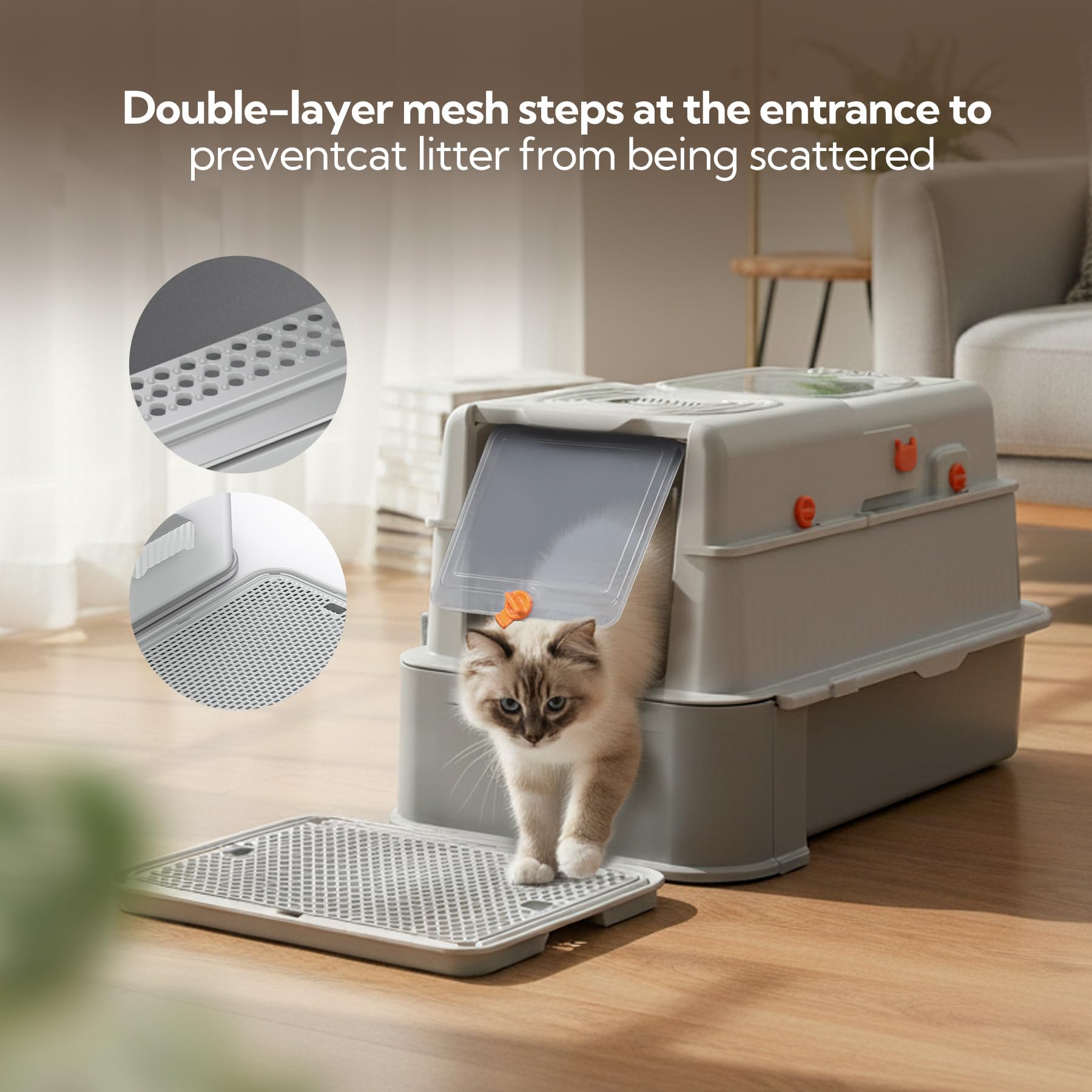 Soulbond anti-tracking paw mat helps keep floors cleaner