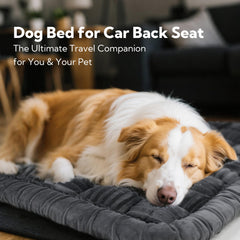 Soulbond backseat pet bed mat gray car back seat compatibility