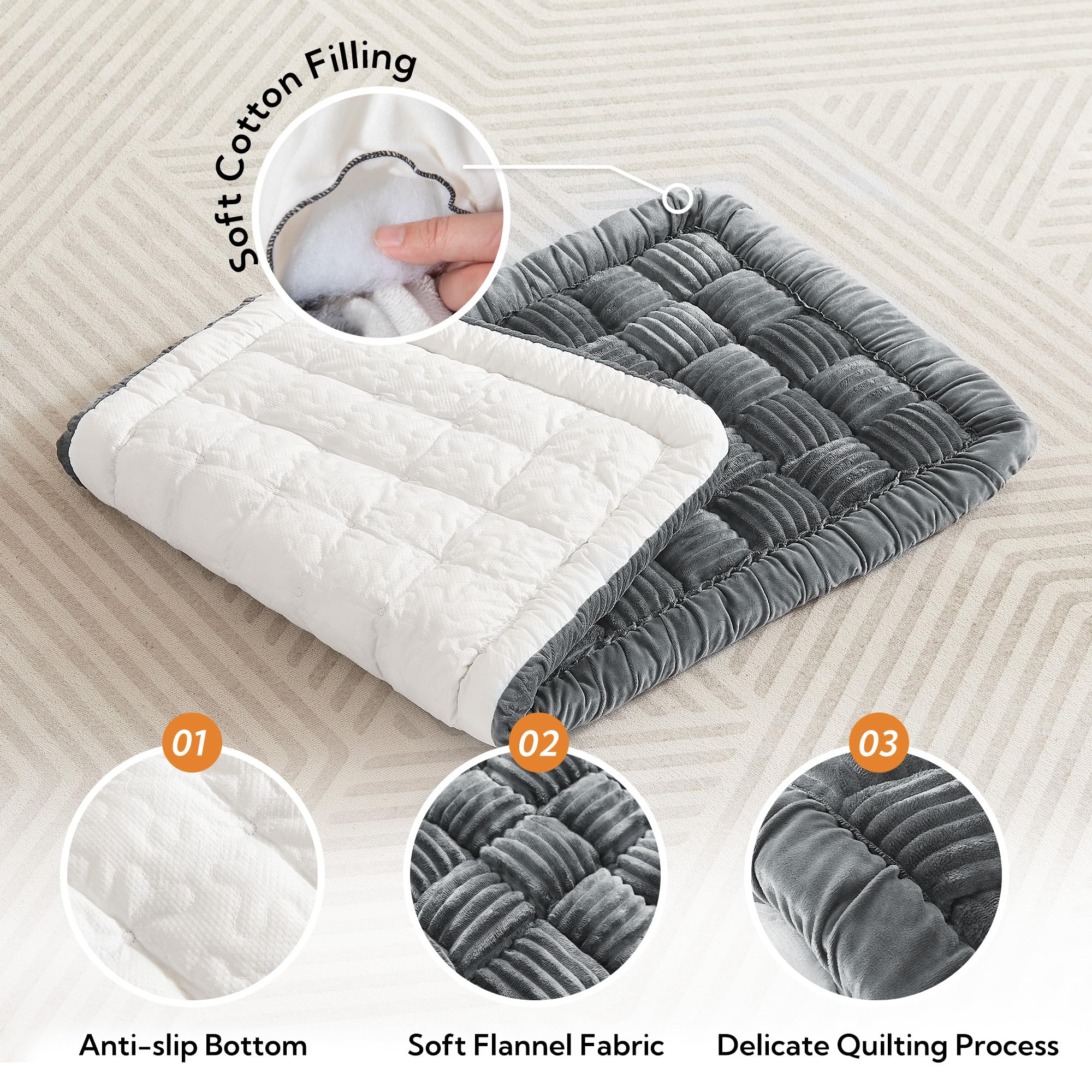 Soulbond backseat pet bed mat gray silicone grips showing secure fit