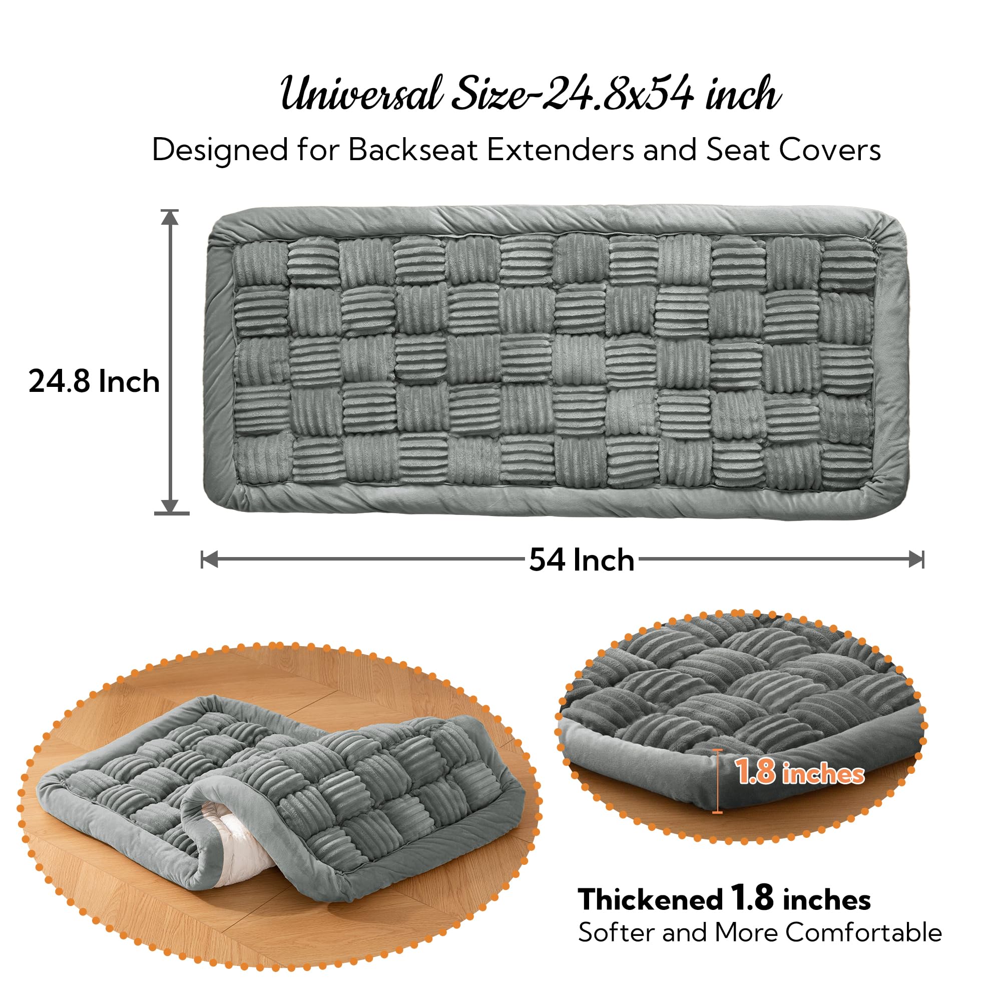 Soulbond easy-clean fabric enables quick cleaning after trips.