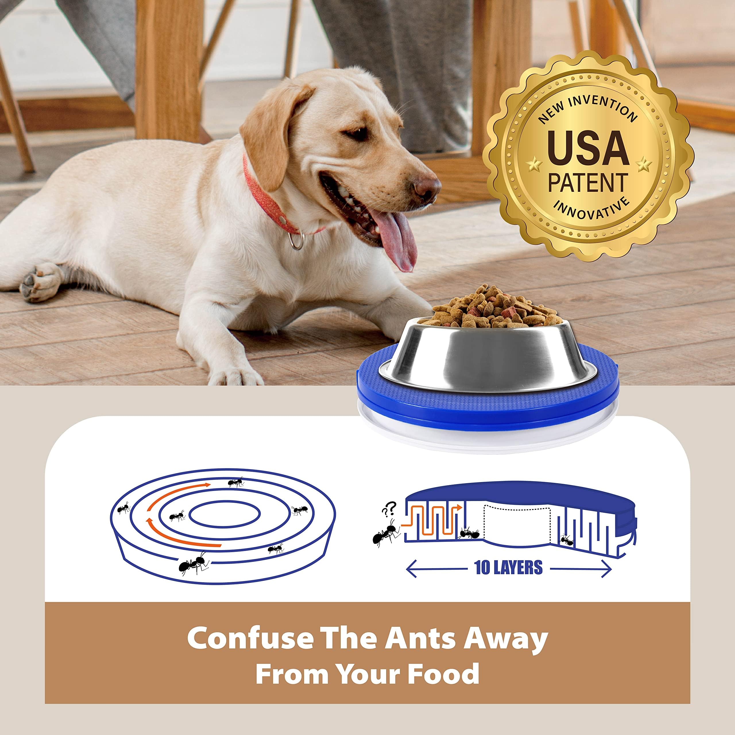 SoulThink Ant Proof Bowl Tray with cat feeder promoting clean dining areas.