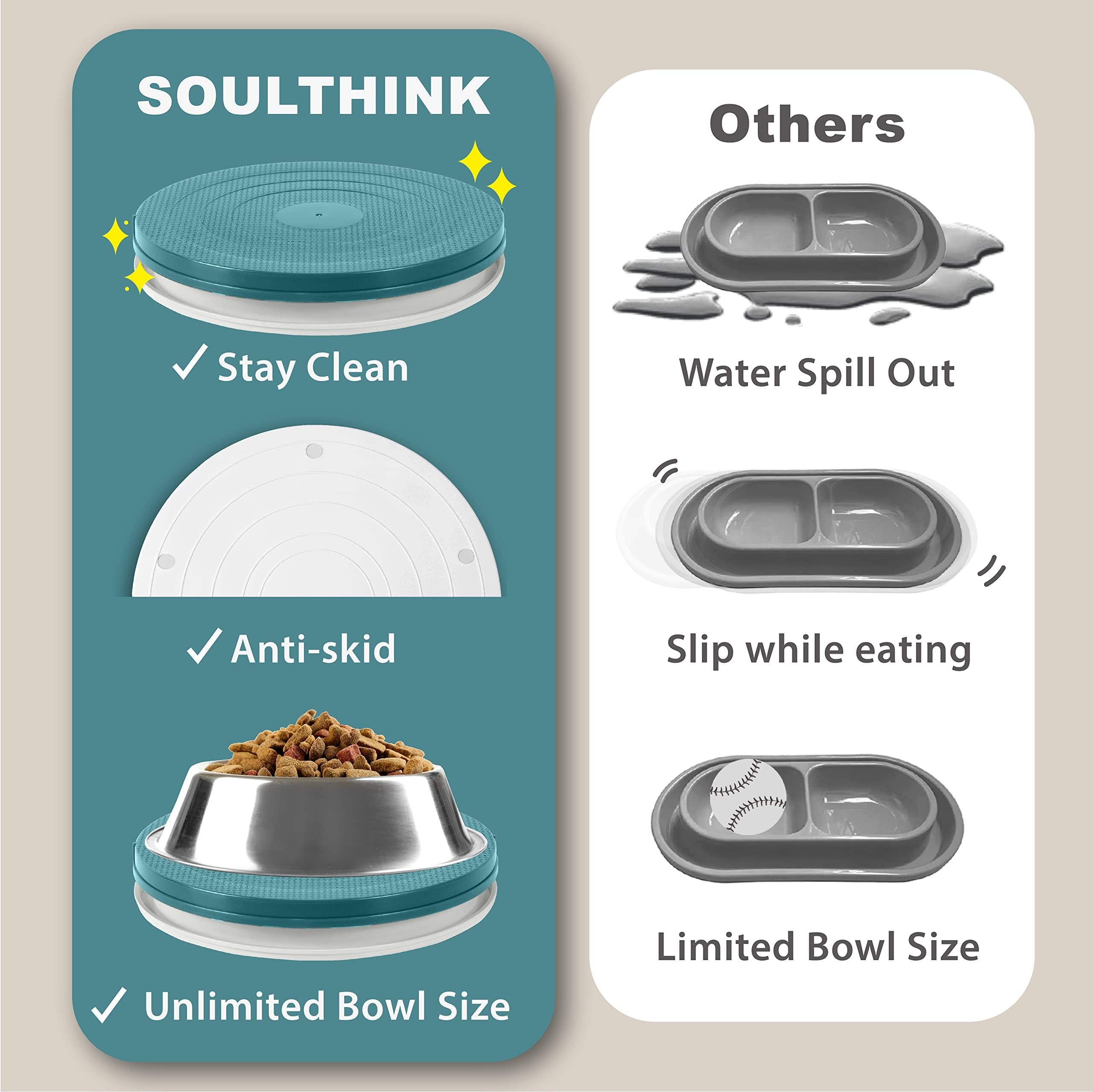 SoulThink Ant Proof Tray outdoor use with cats and dogs.