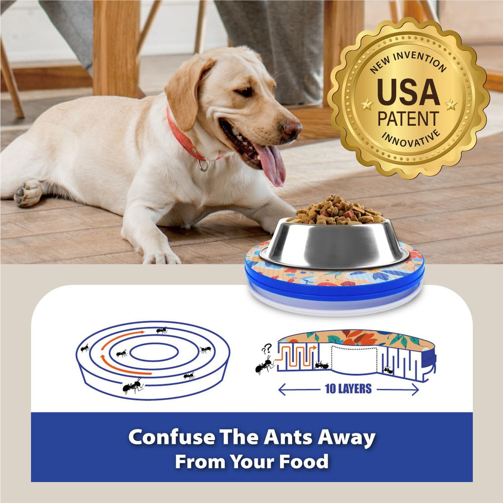 SoulThink indoor outdoor ant-proof tray for feeding.