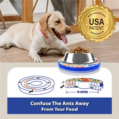 SoulThink indoor outdoor ant-proof tray for feeding.