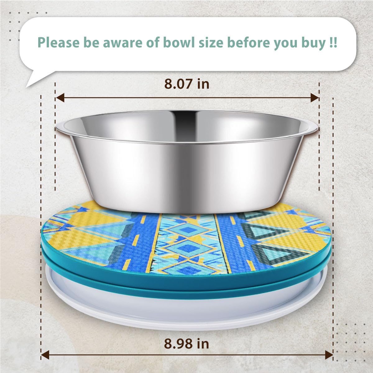 SoulThink supports pet safety with indoor outdoor friendly dish