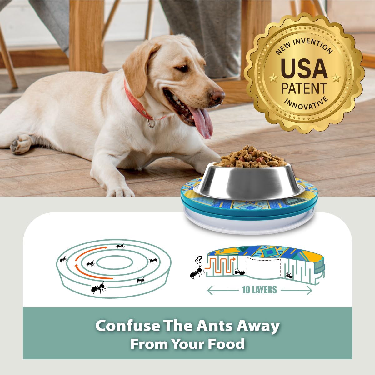 SoulThink US patent 6460288 innovation for ant protection mechanism