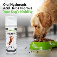 Pouring Fluid Motion illustrates easy daily dosing for dogs.