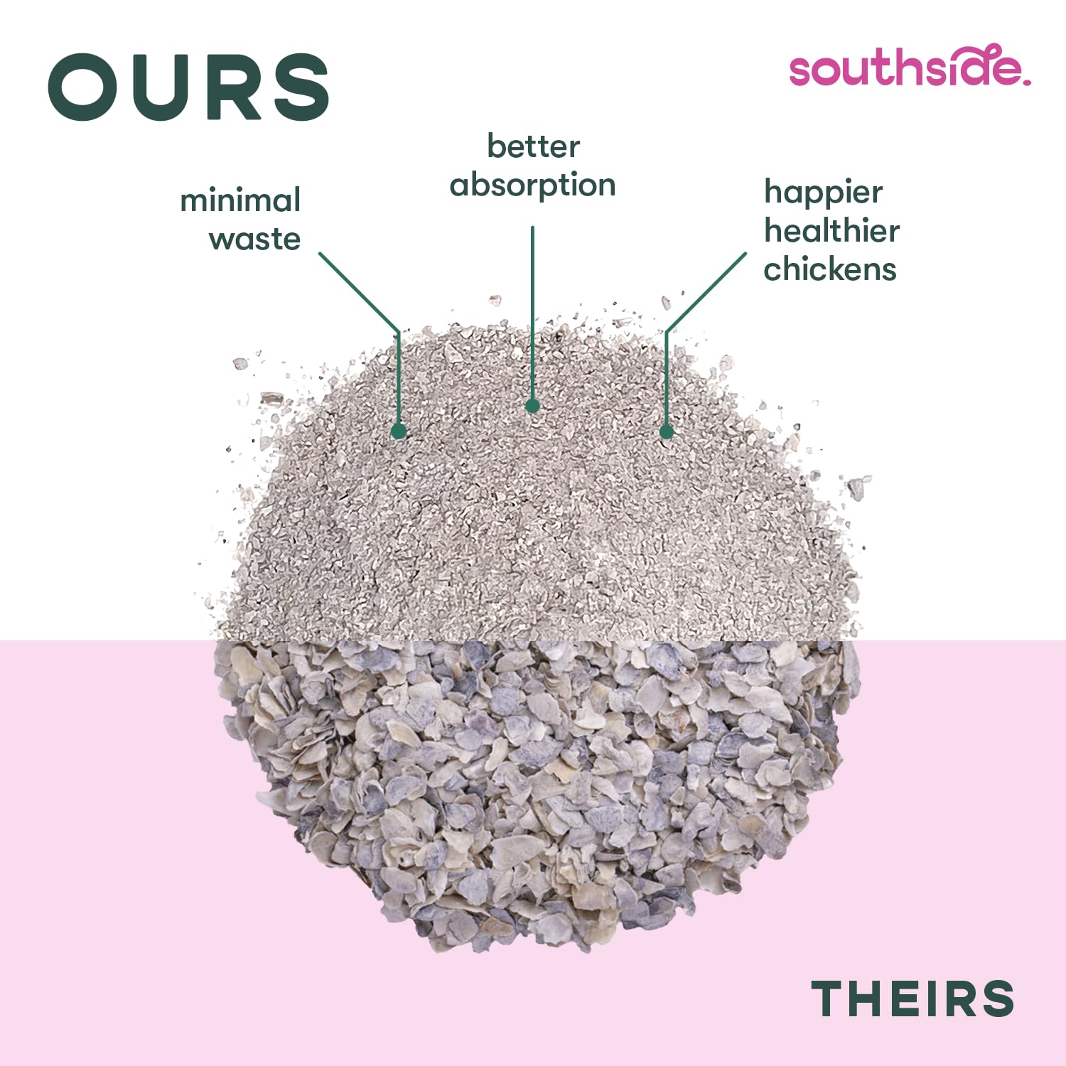 Insects coated with Southside Plants Oyster Shell Flour for reptile diets.