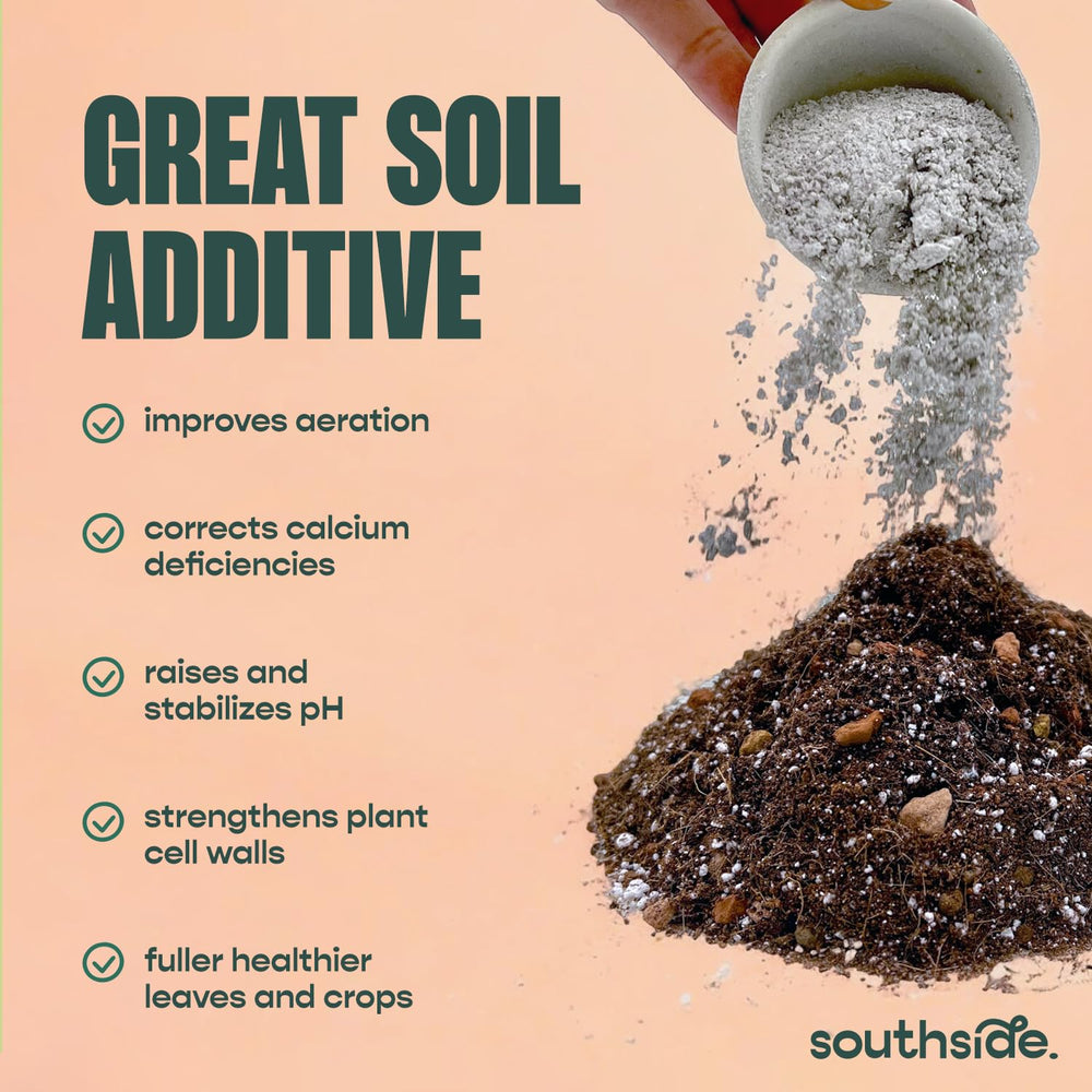 Substrate enriched with Oyster Shell Flour for isopods and millipedes.