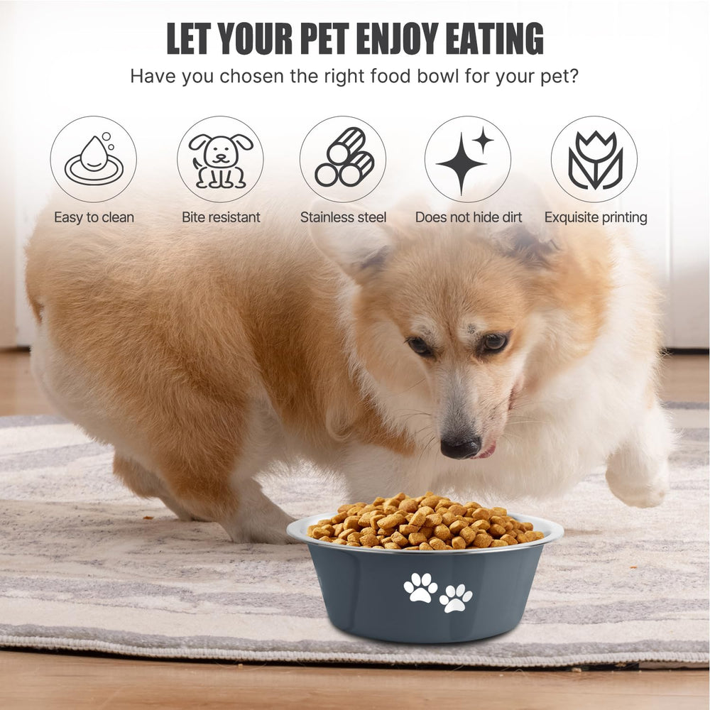 SOUXU durable stainless steel bowl that is easy to clean after meals.