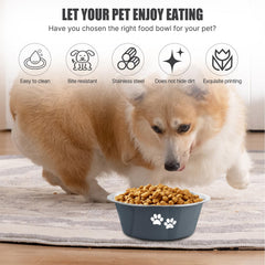 SOUXU durable stainless steel bowl that is easy to clean after meals.