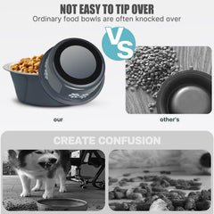 SOUXU foot mat protects floors from scratches during feeding.