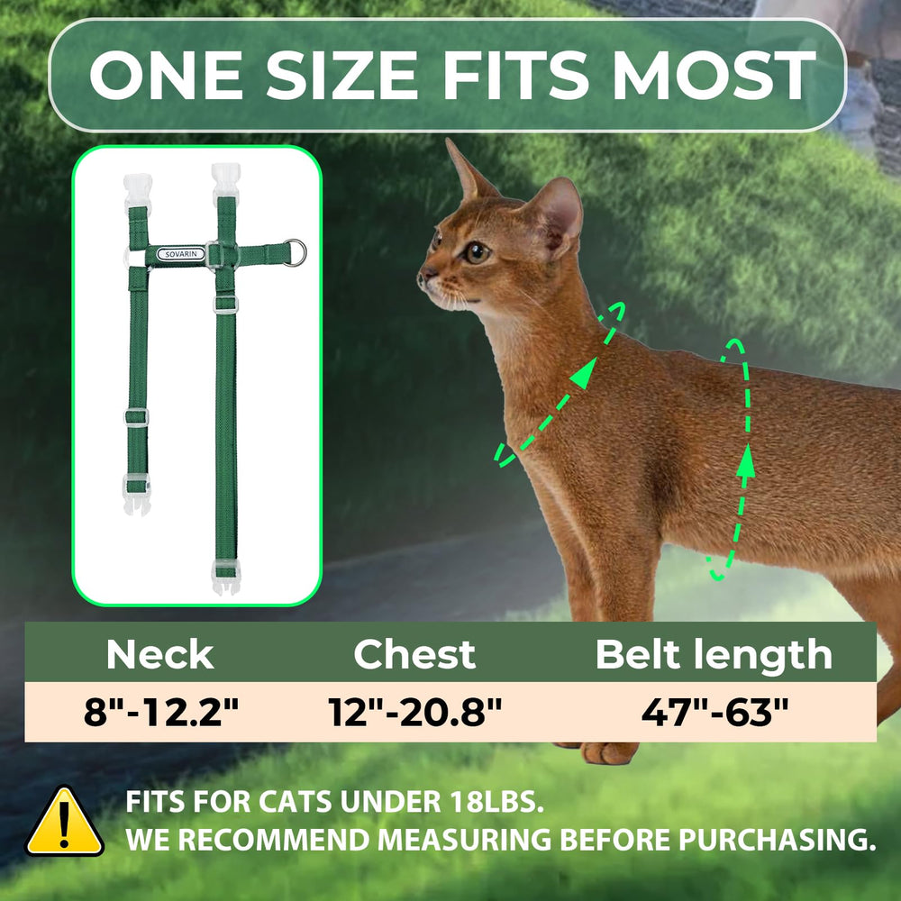 Sovarin adjustable neck and chest harness for secure, flexible sizing.
