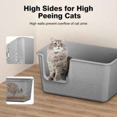 SpaceTime no-assembly litter box arrives ready to use for quick setup.