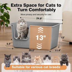 SpaceTime spacious interior highlights extra room for large or multiple cats.
