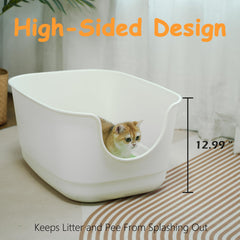 SpaceTime XL litter box easy-clean interior supports quick maintenance