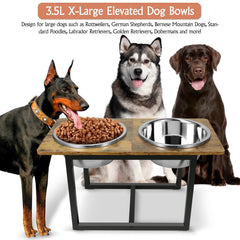 Spacnom 3.5L bowls accommodate large breeds with easy refills.