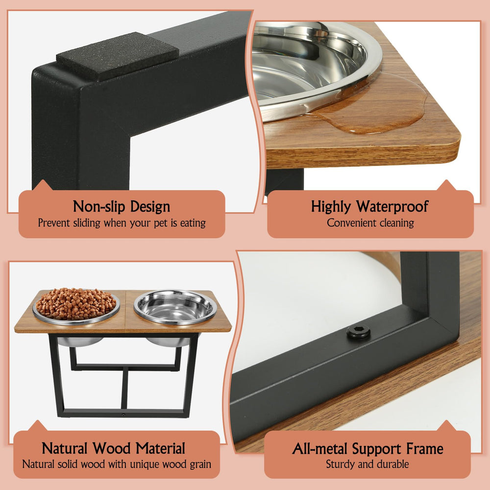 Spacnom dimensions show tall height for comfortable meals