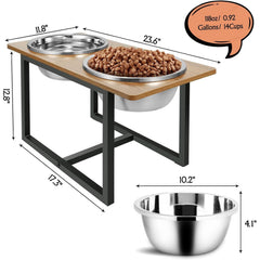 Spacnom x-large stainless steel bowls easy to clean