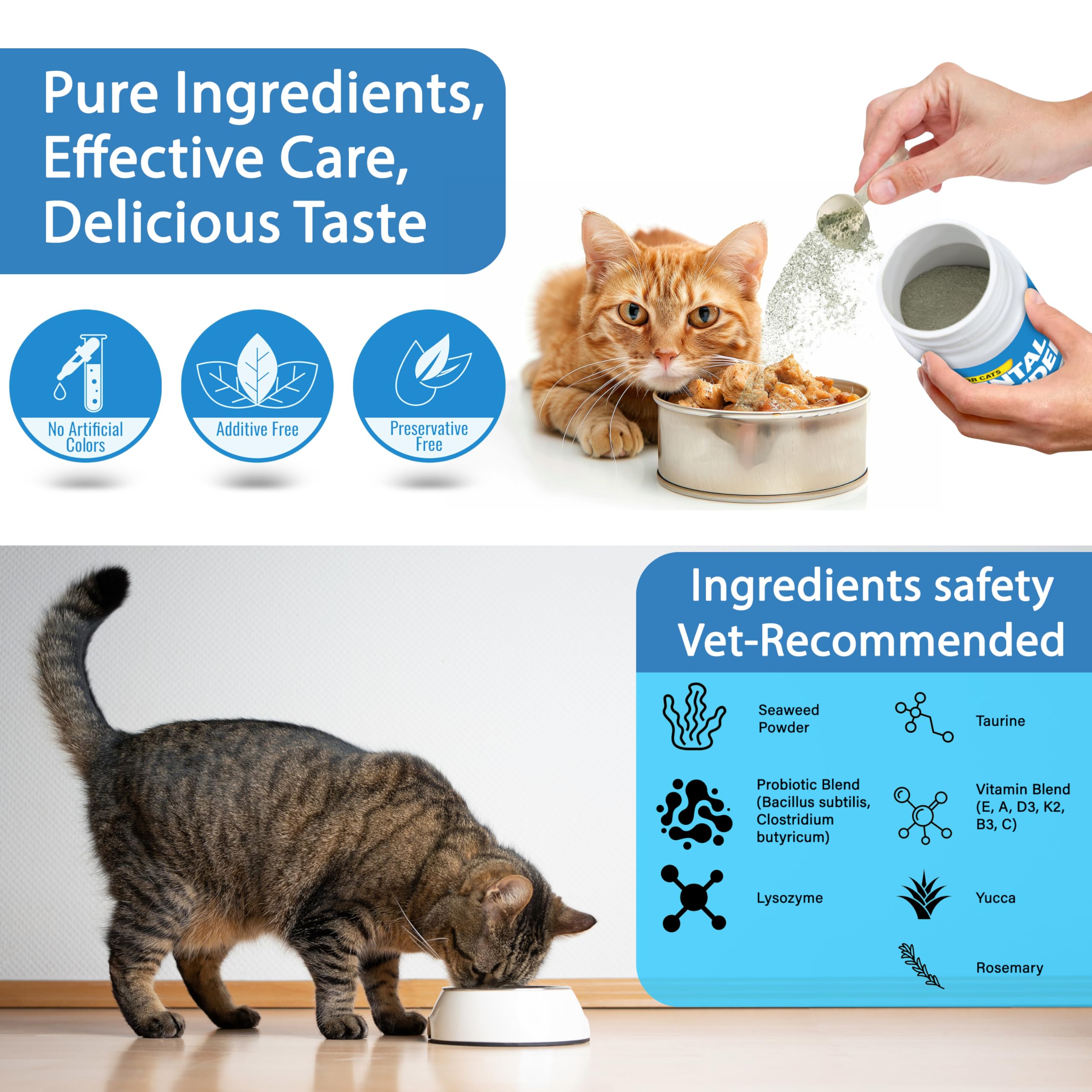 Spanielbuns probiotics and natural extracts support oral balance.