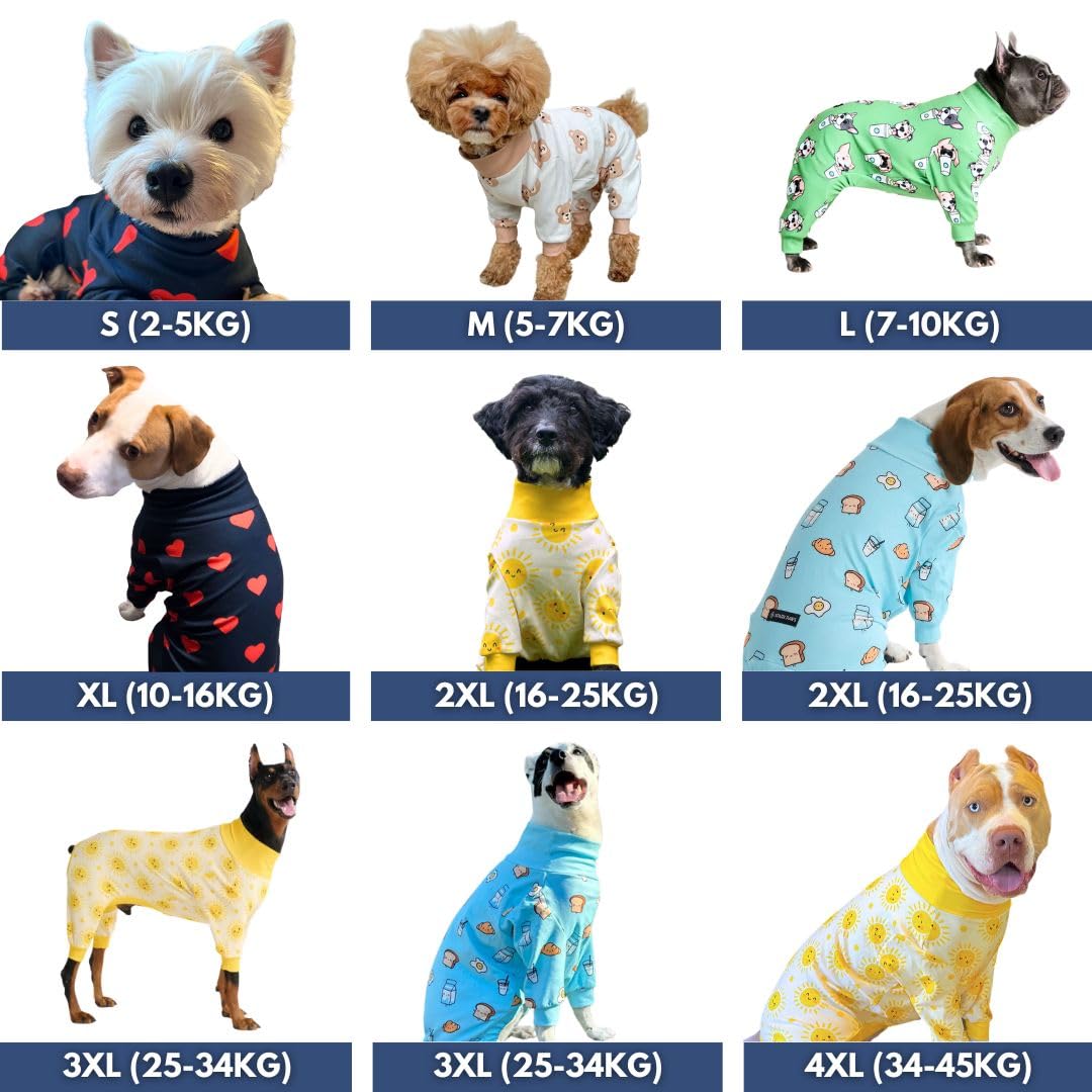 Spark Paws dog pajama fabric closeup highlights durable 4-way stretch