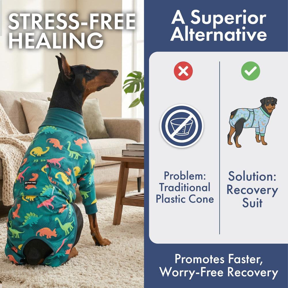 Spark Paws dinosaurs pattern wearability showcases flexible durable suit for extended use