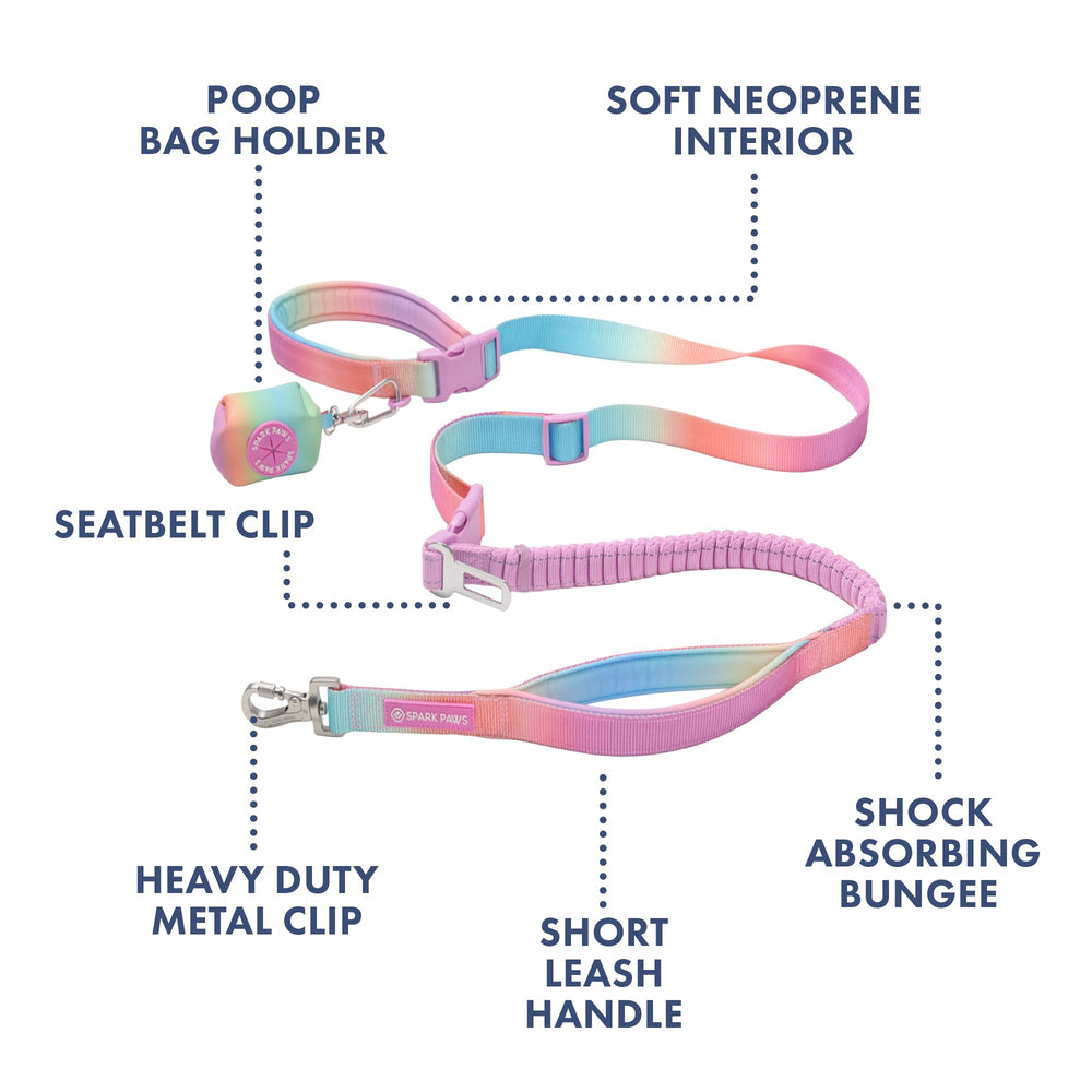 Spark Paws Handsfree Leash dual padded handles for secure grip