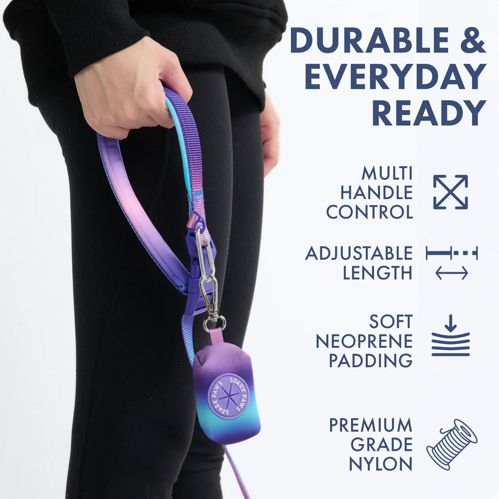 Spark Paws Handsfree Leash dual padded handles for comfortable control.