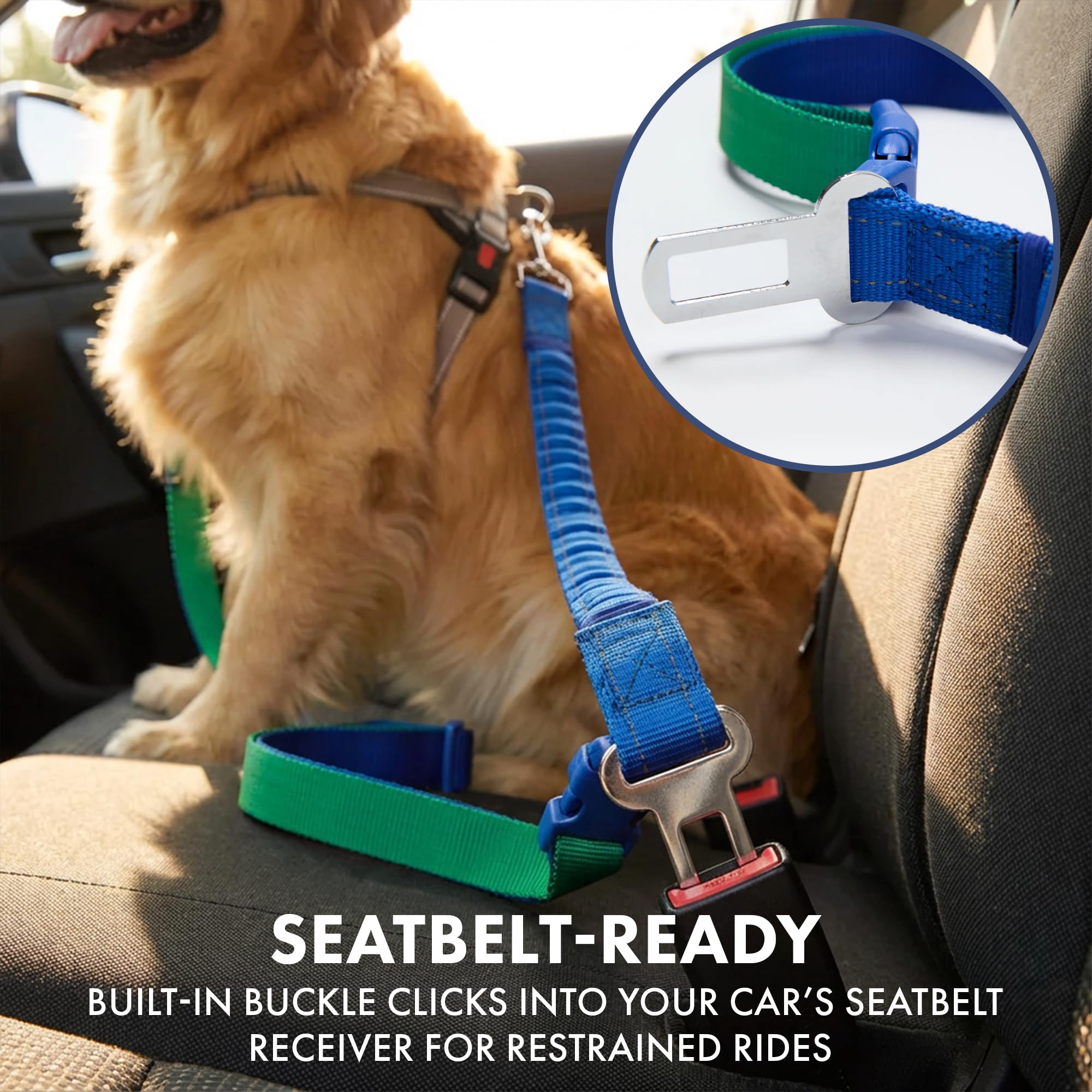 Spark Paws Heavy-Duty Nylon weaves withstand strong pulls on large breeds.