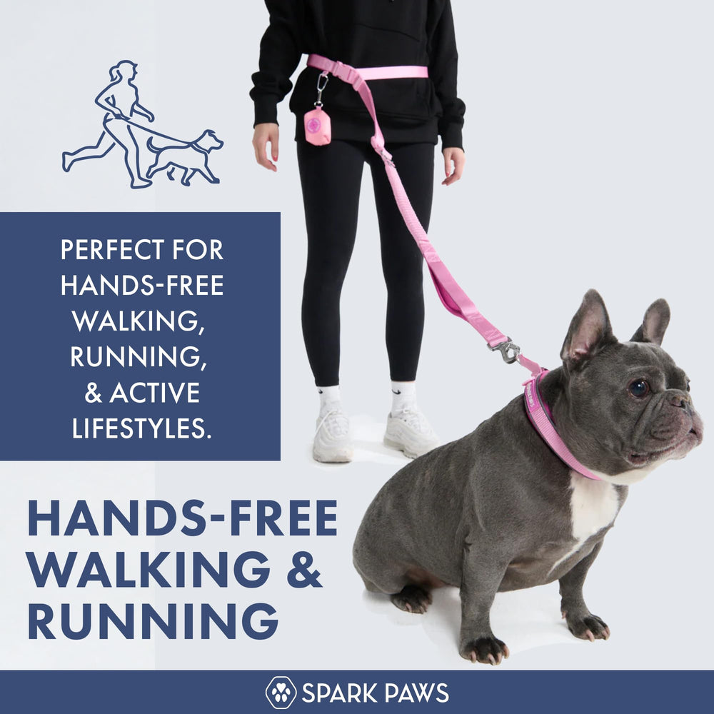 Spark Paws padded handles ensure secure grip during crowds