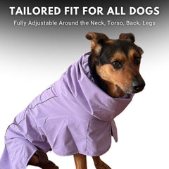 Spark Paws raincoat breathable mesh lining for comfort