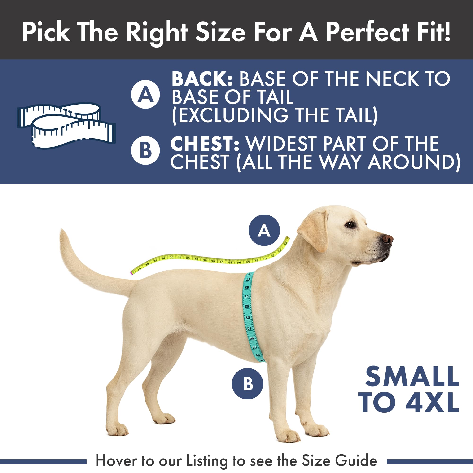 Spark Paws raincoat available in larger sizes for big dogs.