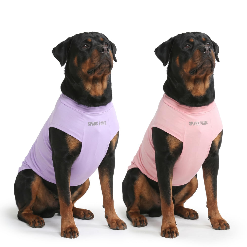 Spark Paws sunblock dog shirt with UV protection for sunny adventures.