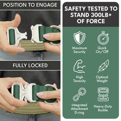 Spark Paws Tactical Collar with handle design for quick control during training.