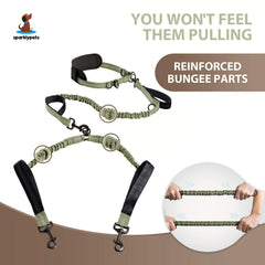 SparklyPets foam-padded handles for comfortable, controlled walking.