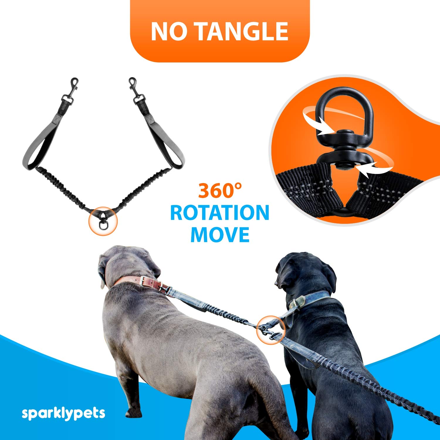 SparklyPets reflective stitches boost visibility for safer evening strolls.