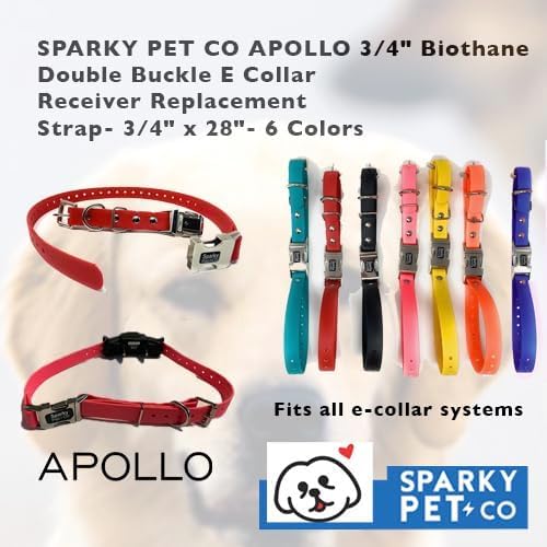 Sparky Pet Co Apollo E-Collar Strap suited for fieldwork and outdoor training.