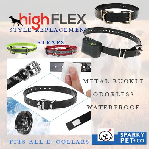 Sparky Pet Co waterproof, odor-proof strap ready for outdoor adventures.