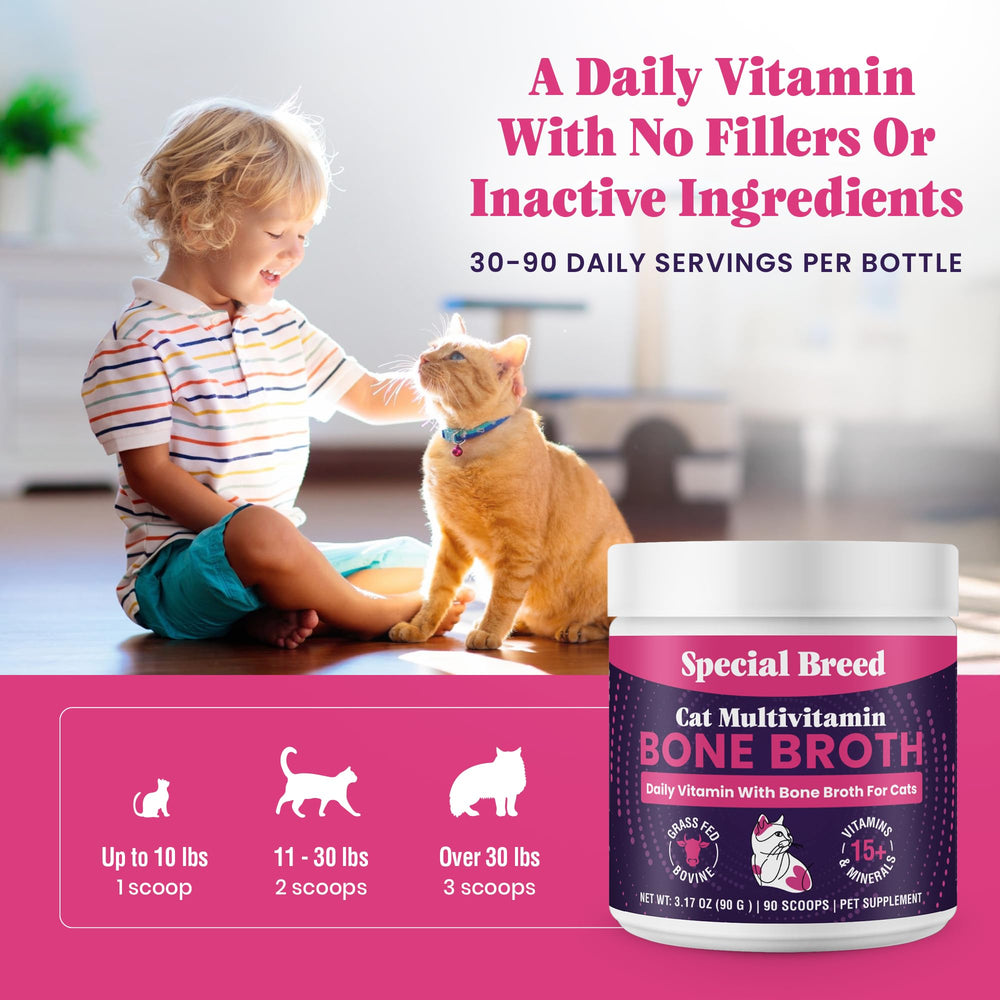 Special Breed cat coat shine after daily supplement.