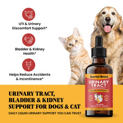 Special Breed cranberry drops for urinary care, concentrated formula supports healthy bladder function.