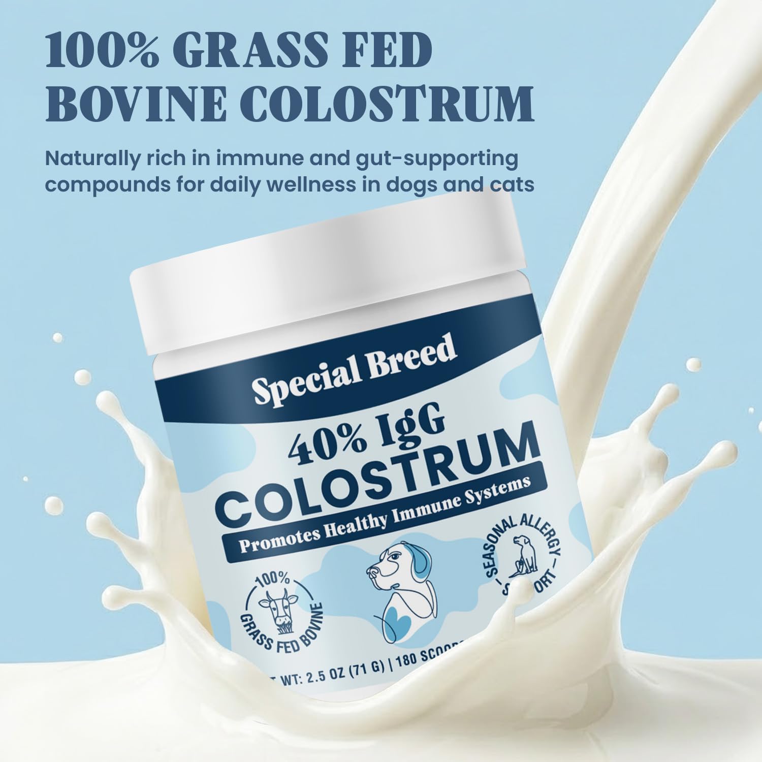 Special Breed grass-fed ingredients closeup showing natural origins.