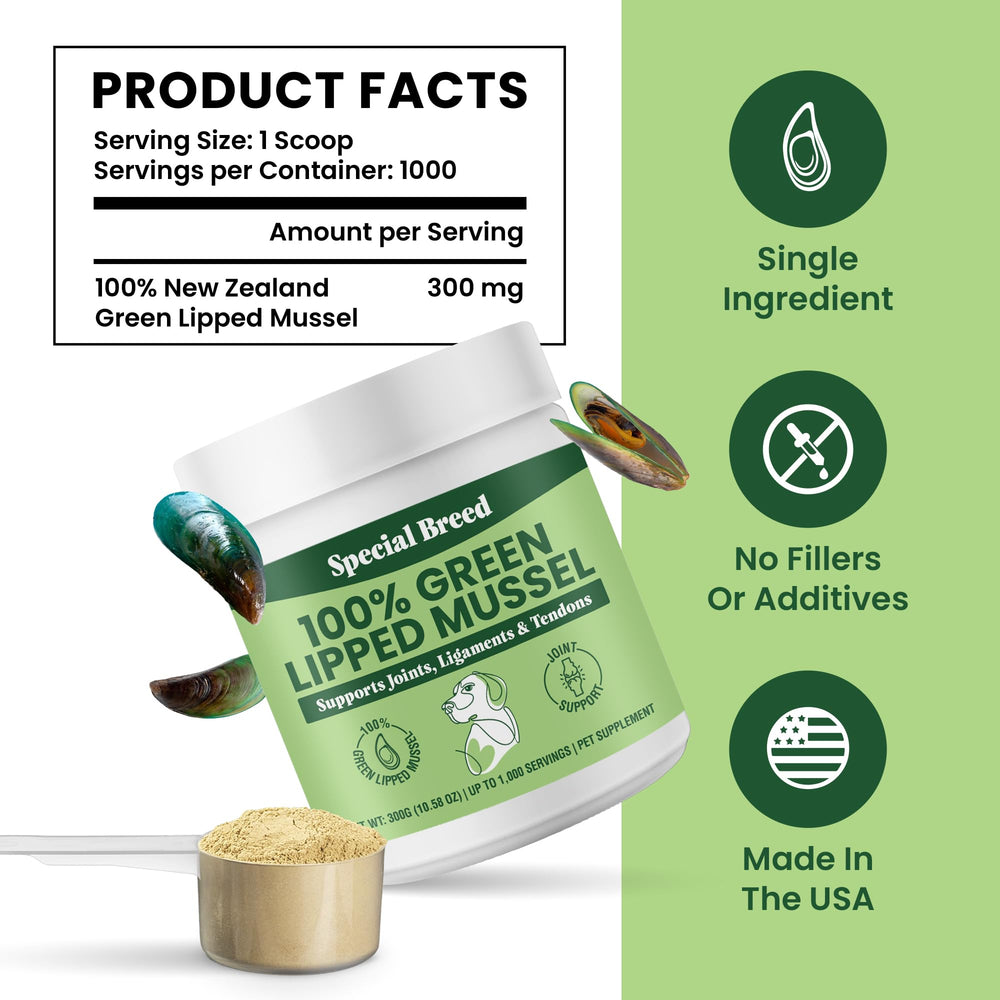 Special Breed Green Lipped Mussel Powder New Zealand origin