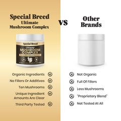 Ten-mushroom blend highlights immune and vitality support for pets.