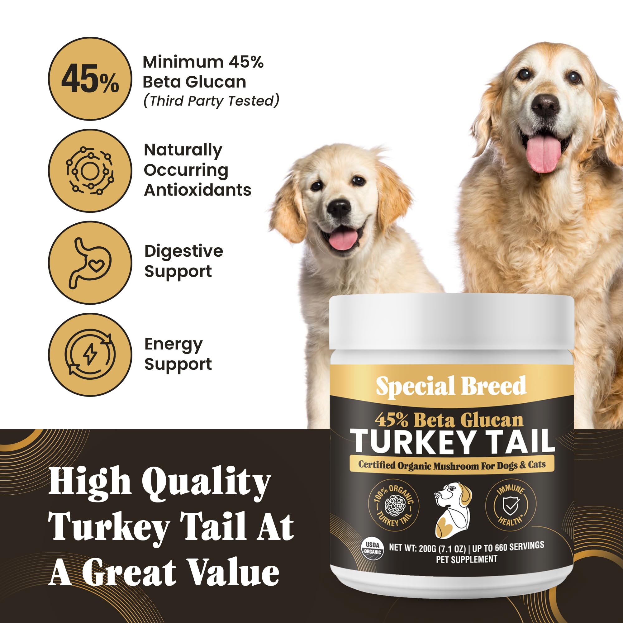 Special Breed label highlights 45 percent beta glucan potency for immune balance