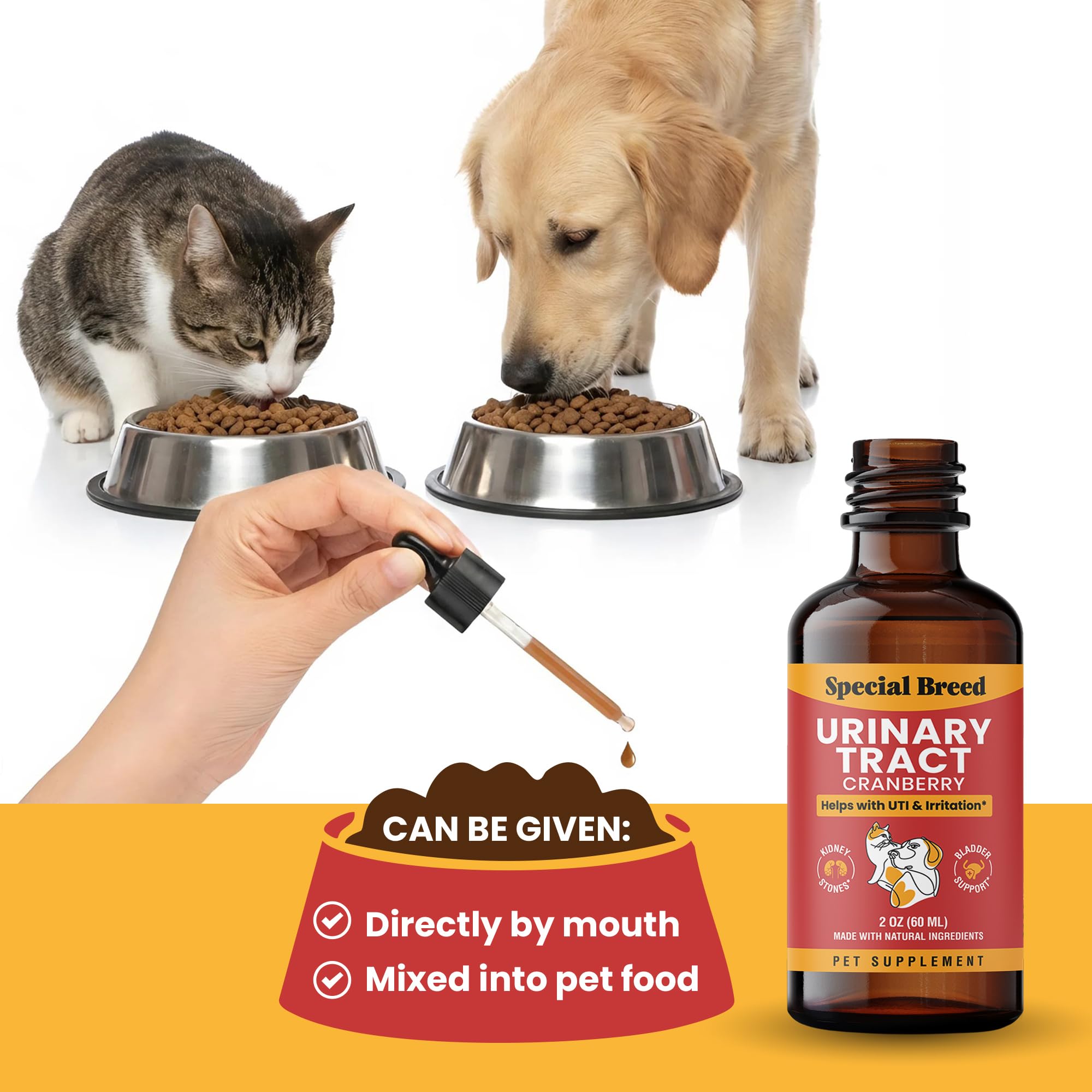 Special Breed USA-made label emphasizes quality and consistent potency.